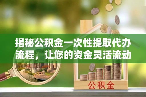 全方位揭秘公积金一次性提取代办流程，让您的资金灵活流动