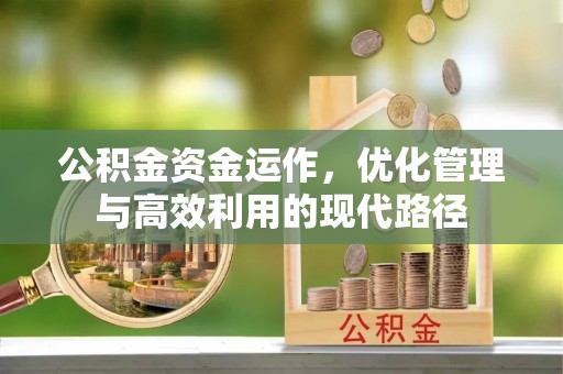 全方位公积金资金运作，优化管理与高效利用的现代路径