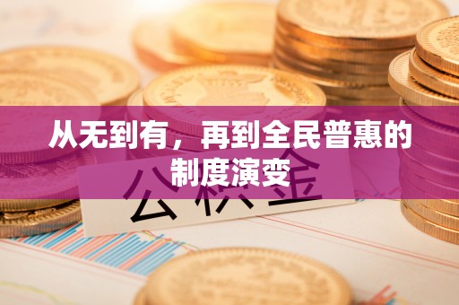 全方位从无到有，再到全民普惠的制度演变