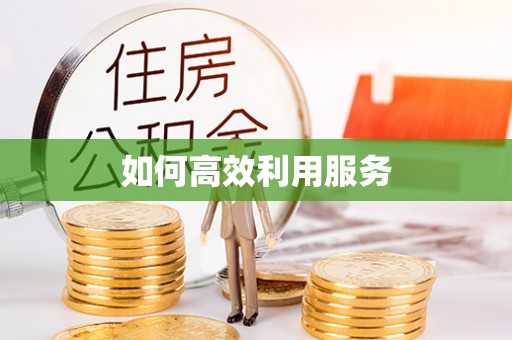 全方位如何高效利用服务