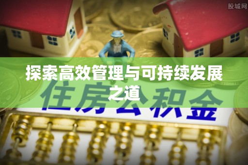 全方位探索高效管理与可持续发展之道
