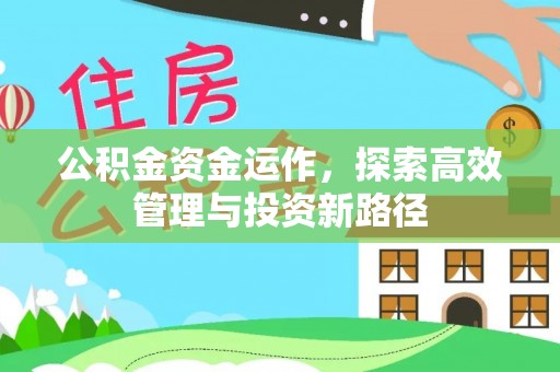 全方位公积金资金运作，探索高效管理与投资新路径