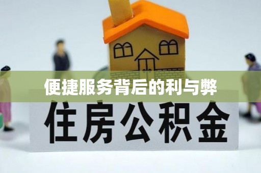 全方位便捷服务背后的利与弊